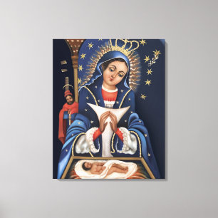 Leinwand Virgen de la Altagracia Wrapped