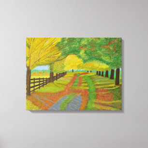 Leinwand von Blätter im Herbst