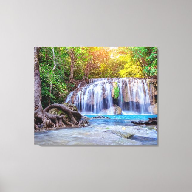 Leinwand Wall Art Waterfall Thailand (Vorderseite)