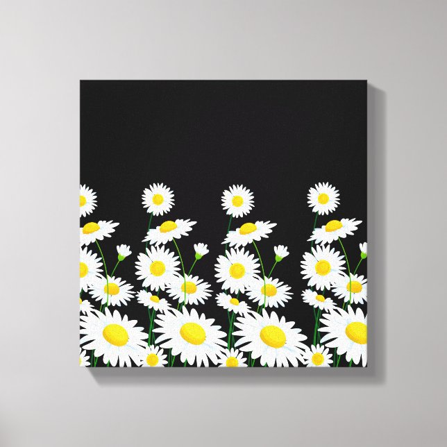 Leinwand Wall Art-White Daisies (Vorderseite)