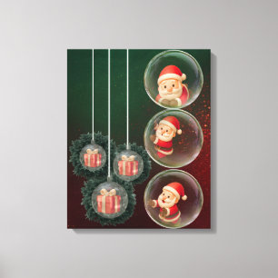 Leinwand Weihnachtsschmuck