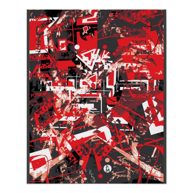 Leinwand (Woboco die Tormenton Techno! Besiegt!) Poster (Vorderseite)