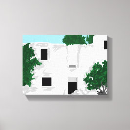 Leinwand Wrap / Paleokastro Kloster Griechenland