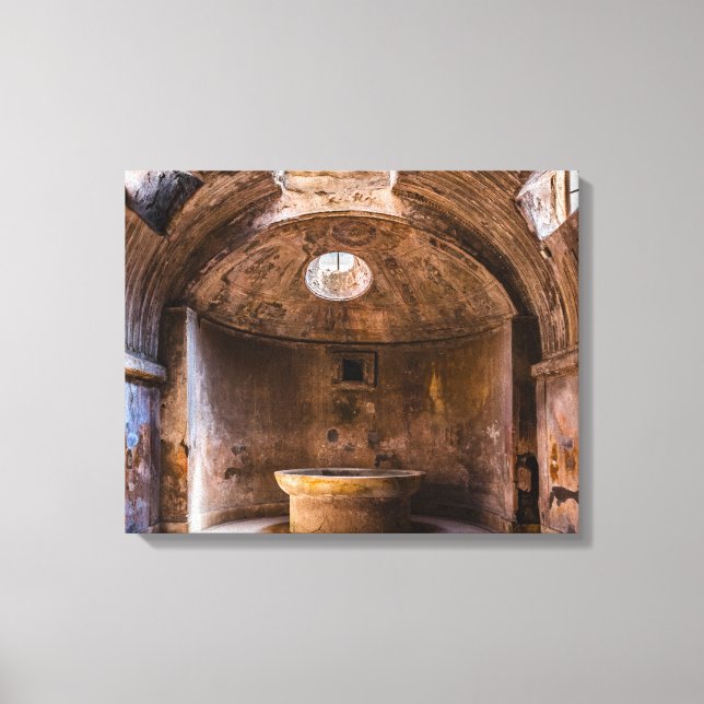 Leinwand Wrap - Römische Bäder - Altes Pompeji, It (Vorderseite)