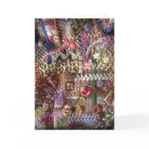 Leinwandarbeits-Grußkarte