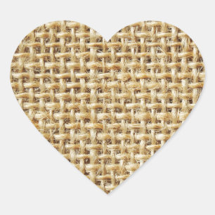 Leinwandbeschaffenheit Herz-Aufkleber