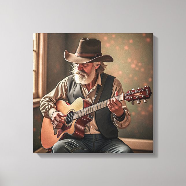 Leinwanddruck (Bluegrass-Strummer) (Vorderseite)