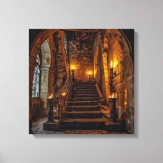 Leinwanddruck (Burgtreppe) (Vorderseite)