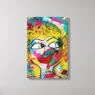 Leinwanddruck Miss Print
