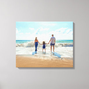 Leinwanddruck mit individuellem Foto - Ihr Familie
