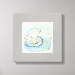 Leinwanddruck "Seashell-Perle "