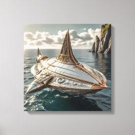 Leinwanddruck (Tauch-UFO)