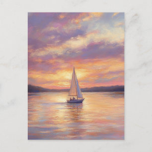 Leinwanddrucke vom Lake of the Ozarks mit Holzrahm Postkarte