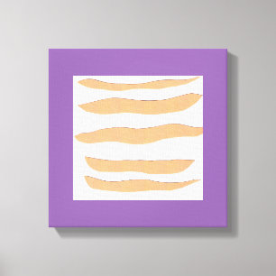 Leinwandkunst mit Tigerstreifen Leinwanddruck