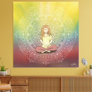 Leinwandruck Mandala Art Leinwanddruck