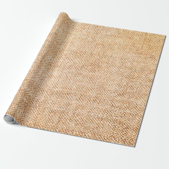 Leinwandtextur Geschenkpapier (Ungerollt)