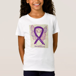 Leiomyosarcoma-Aufmerksamkeits-Schleifen-Engel-Shi T-Shirt