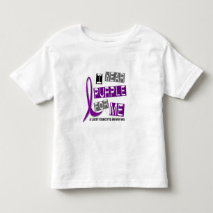 LEIOMYOSARCOMA I Abnutzung lila für mich 37 Kleinkind T-shirt