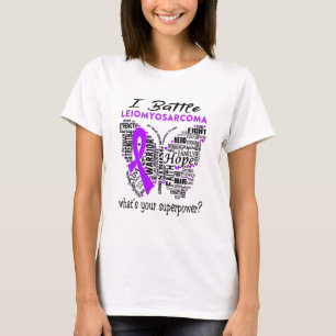 Leiomyosarkom Aufklärung Monat Bonbongeschenke T-Shirt