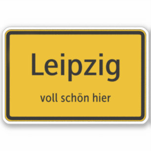 Leipzig Aufkleber Sticker Autoaufkleber
