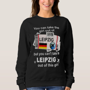 Leipzig Boarding Pass Leipzig Mädchen Leipzig Sweatshirt