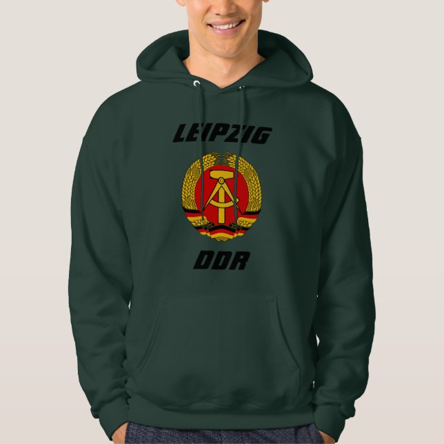 Leipzig, DDR - Deutsche Demokratische Republik Hoodie (Vorderseite)