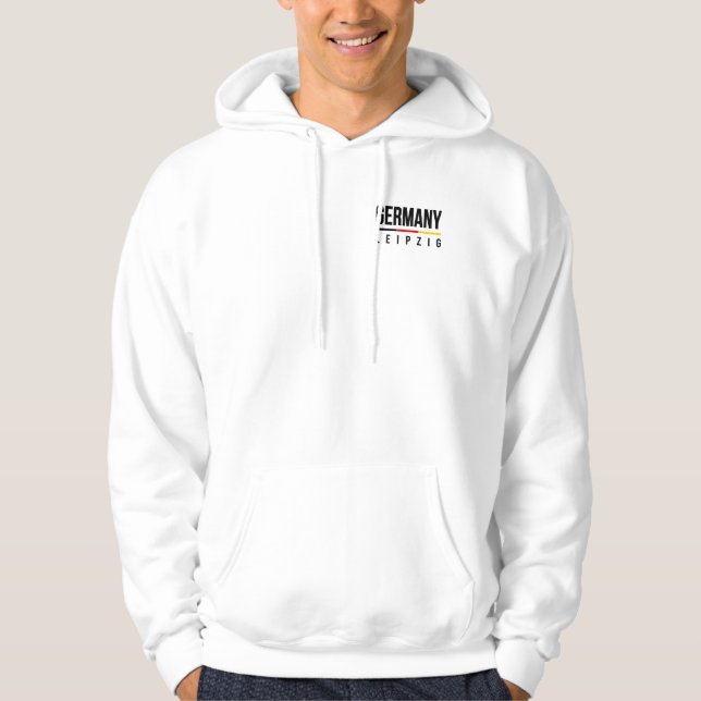 Leipzig Deutschland Hoodie (Vorderseite)