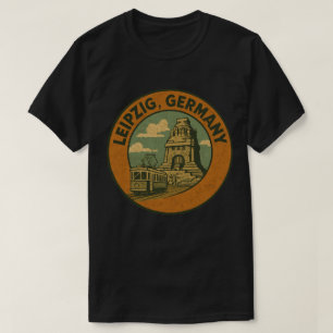 Leipzig Deutschland Stadt Kunst T-Shirt