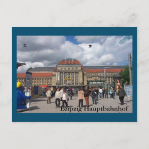 Leipzig Hauptbahnhof Postkarte