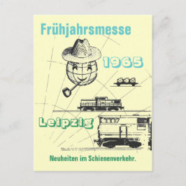 Leipziger Frühjahrsmesse Werbedesign DDR Postkarte