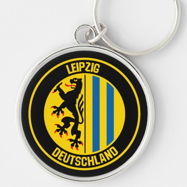 Leipziger RundEmblem Schlüsselanhänger (Vorne)