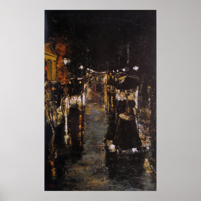 Leipziger Straße Poster (Vorne)
