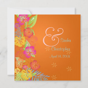 Leis/Luau/Hibiskus Hochzeit Einladungen