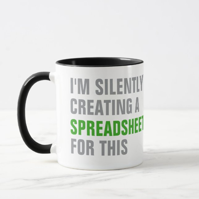 Leise eine Tabelle dafür erstellen Tasse (Links)