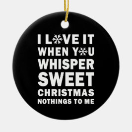 Leise Süße Weihnachtsnichtigkeiten Weihnachten Sch Keramik Ornament