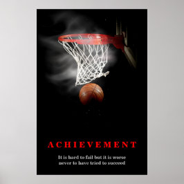 Leistung Basketball Poster