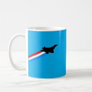 Leistung des F-22 Raptor-Kampfjets Kaffeetasse