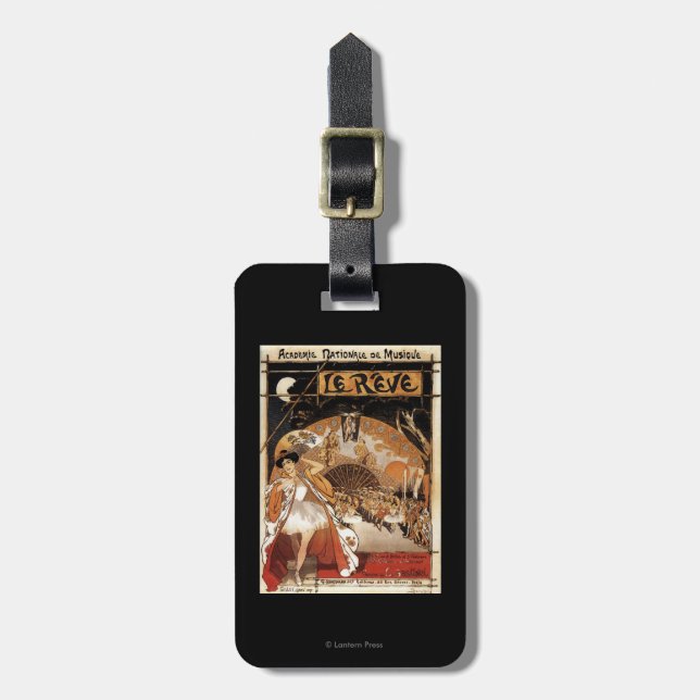 Leistungs-Opernhaus Le Reve Ballet Gepäckanhänger (Vorderseite vertikal)