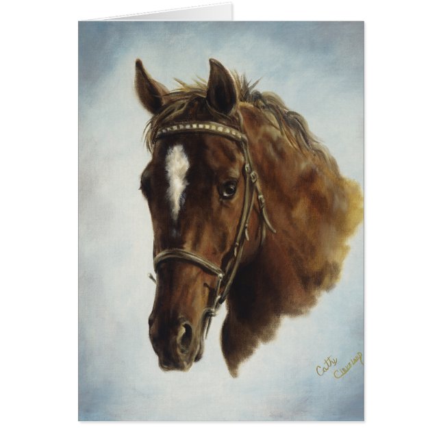 Leistungs-Pferdekarte (Vorne)