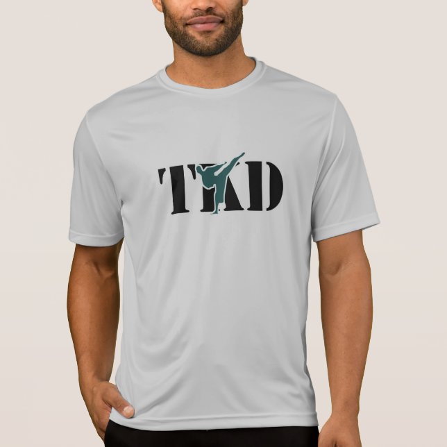 Leistungs-T - Shirt Taekwondos "TKD" (Vorderseite)