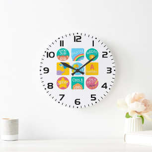 Leistungskennzeichen Große Wanduhr