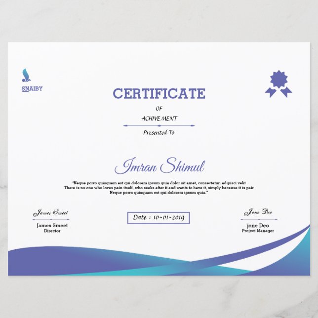 Leistungsnachweis (Vorderseite)