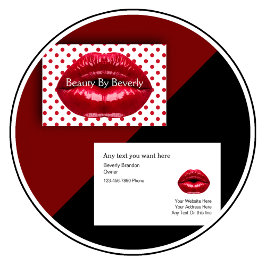 Leistungsstarke Visitenkarten für Schönheit Visitenkarte