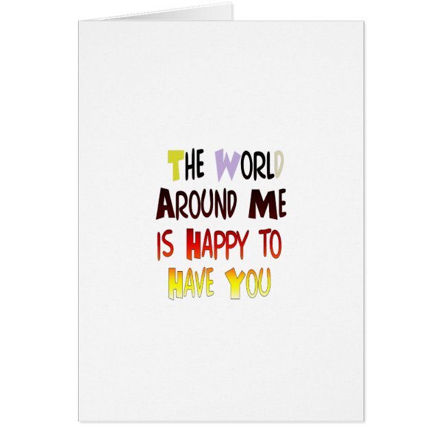 Leistungsstarke Willkommensbotschaft: Ein Motivier (Vorne)