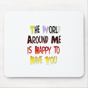 Leistungsstarke Willkommensbotschaft: Ein Motivier Mousepad