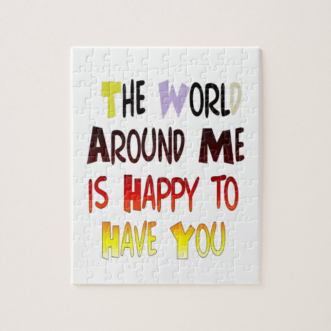 Leistungsstarke Willkommensbotschaft: Ein Motivier Puzzle (Vertikal)