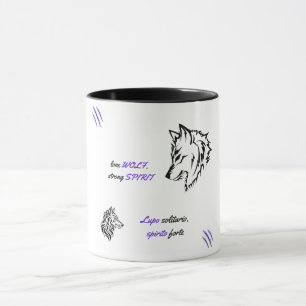 Leistungsstarker Lone Wolf Tasse