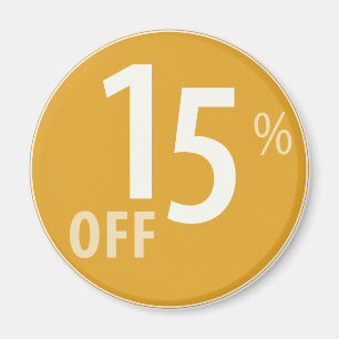Leistungsstarkes 15%-OFF-Sign - Magnete