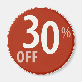 Leistungsstarkes 30 %-OFF-Sign - Magnete
