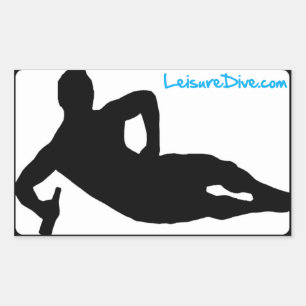 LeisureSticker Rechteckiger Aufkleber